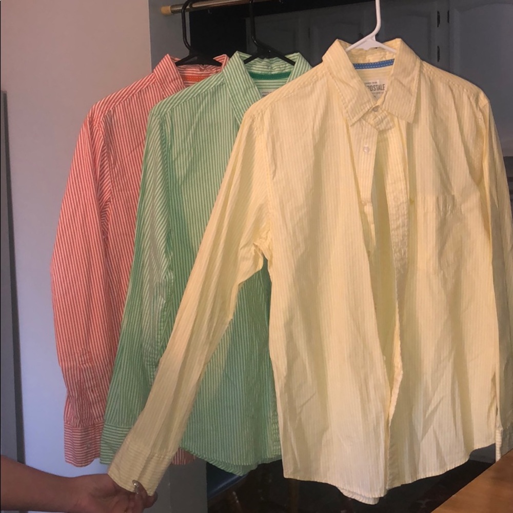 Striped dress shirts